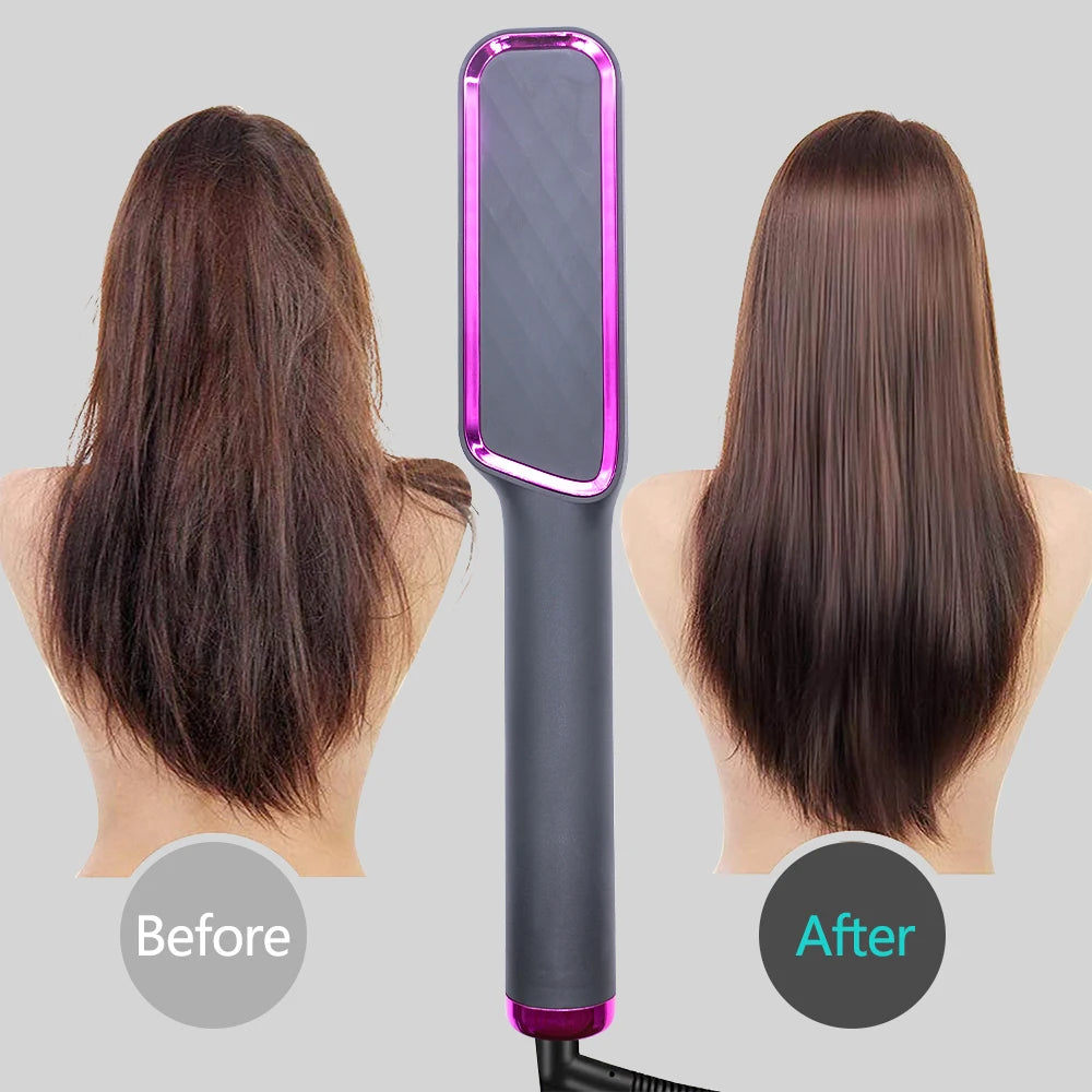 Electric Hair Straightener Brush