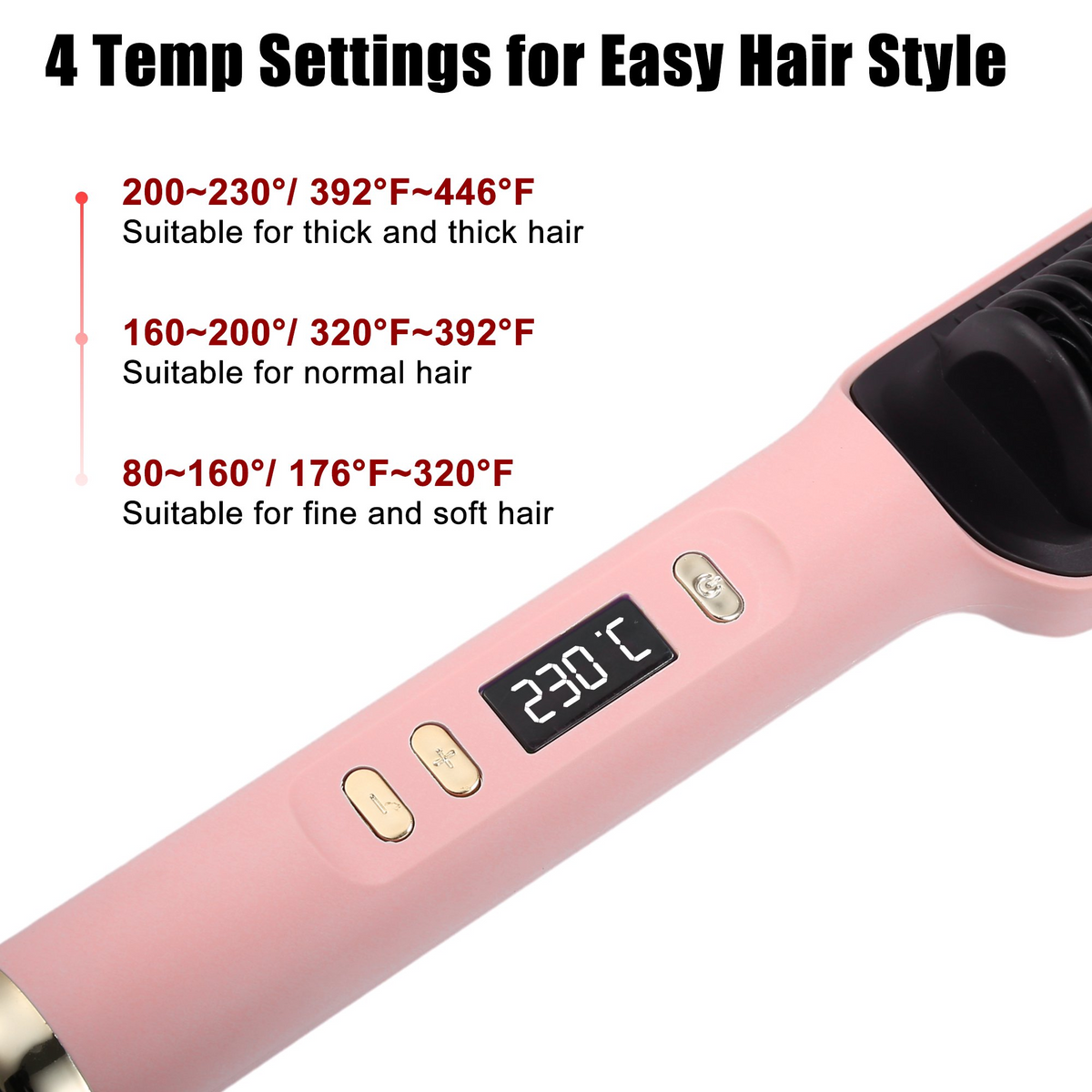 Electric Hair Straightener Brush